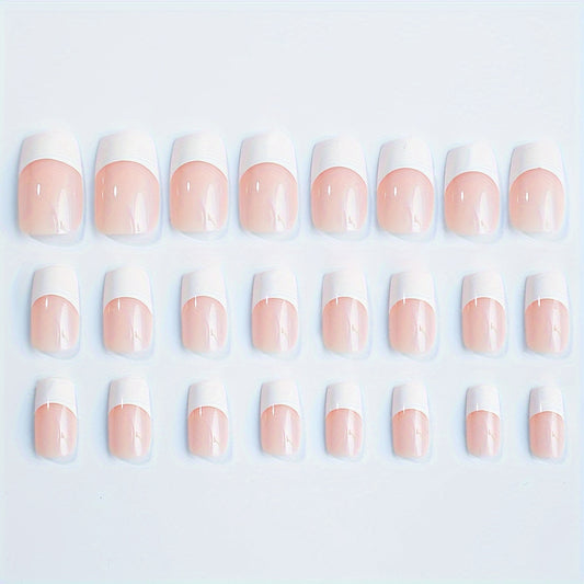 Uñas Postizas Cuadradas 24 Pcs
