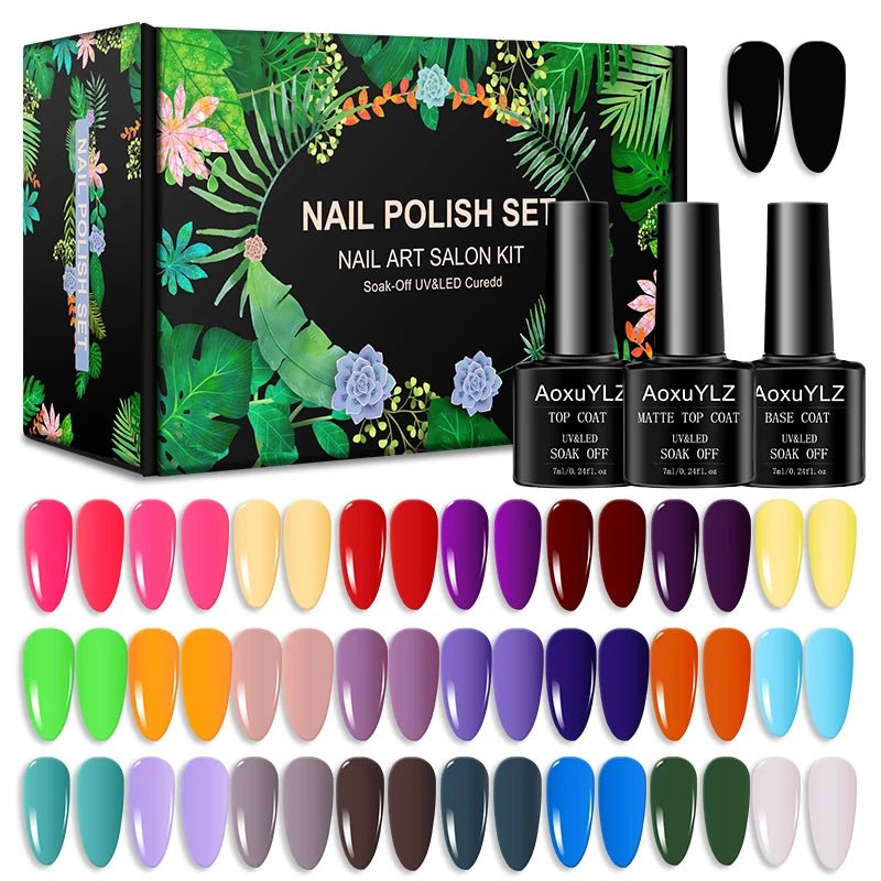 Colección Glam Gel – 28 Tonos de Belleza - GlowNails