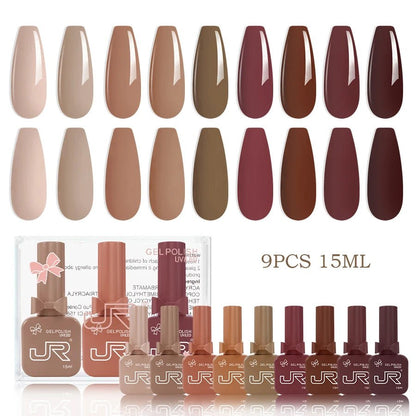 Colección Nude & Pink – Esmaltes en Gel UV/LED (9 uds)